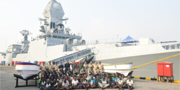 Indian Navy’s ongoing maritime security operations, Operation Sankalp, marks 100th day