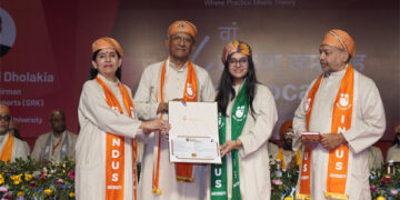 Indus University 8th Convocation: Morality and skill are paramount to succeed in life, says Govind Dholakia
