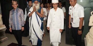 One month after brain surgery, Sadhguru back in action with 10-day visit to Indonesia