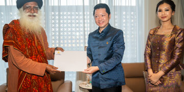 One month after brain surgery, Sadhguru in Cambodia to unravel cultural and spiritual depths of the country