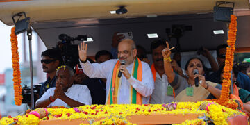 Kanyakumari roadshow: Shah invokes the name of Lord Ram, lambasts DMK