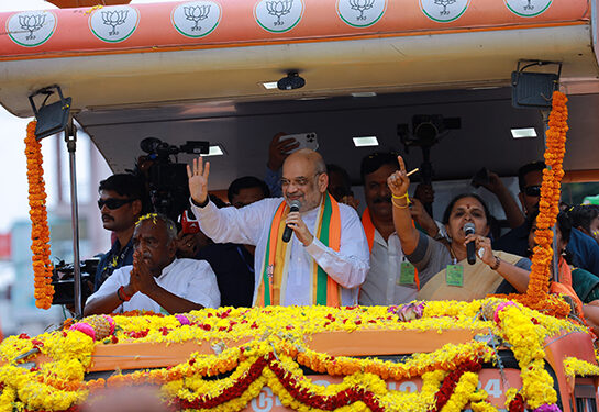 Kanyakumari roadshow: Shah invokes the name of Lord Ram, lambasts DMK