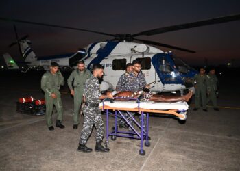 ICG airlifts Sri Lankan fisherman with heart ailment from drifting boat off Chennai