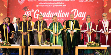 AM Jain College Celebrates Convocation for the 2022 batch on Friday