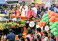 Nirmala rallies behind Annamalai, takes part in all-women poll rally in Kovai