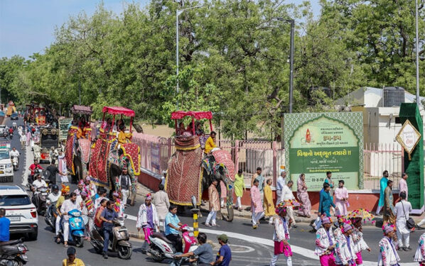 Five-day-long grand Jain Diksha initiation ceremony kicks off in Adhyatma Nagri