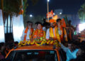 BJP takes out Vijay Sankalp Rally in Jamnagar as Poonamben gears up to hit hat-trick in LS polls