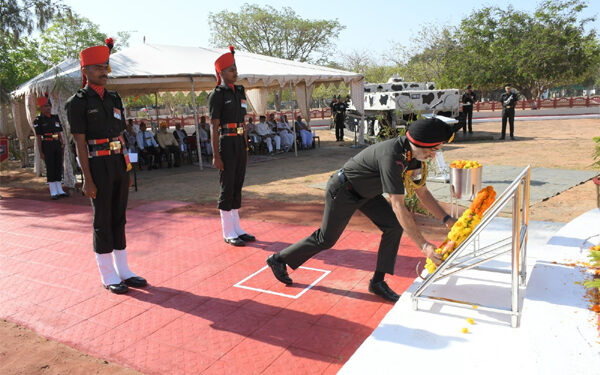 DG of NCC Lt Gen Gurbirpal Singh unveils recently renovated War Memorial in Bhuj