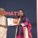 FM Nirmala Sitaraman felicitates Alpa Bhatt from Ahmedabad at Swiggy ‘She The Change’ initiative
