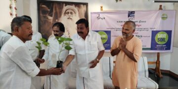 TN Minister K.N. Nehru launches Isha’s massive tree planting programme in Trichy