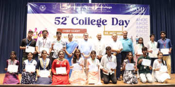 AM Jain College honours academic achievers, sports champions at 52nd College Day Celebration