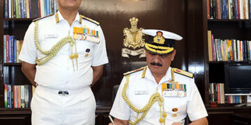 Admiral Dinesh K Tripathi assumes charge as 26th Chief of the Naval Staff