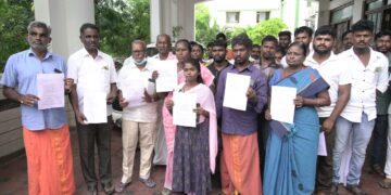 Villagers urge Dist Collector to take action against those causing disruptions to crematorium construction