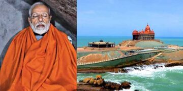 PM Modi to embark on 45-hour meditation at Kanyakumari Vivekananda memorial from today