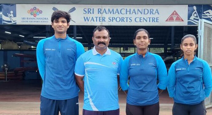 3 students of SRIHER to represent India in ‘World University Rowing Championship 2024’