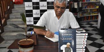 Shiv B Singh dedicates his book “Banker by Chance, Leader by Choice” to his father