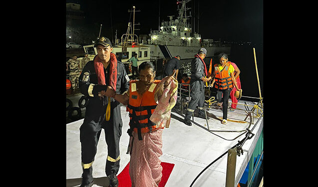 Indian Coast Guard rescues ferry boat near Goa’s Mormugao Harbour