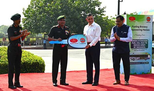 ‘Olive Green – Going Green’: Indian Army receives first hydrogen bus