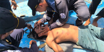 Indian Coast Guard conducts medical evacuation of a fisherman off Jakhau coast