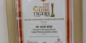Dr Rajiv I Modi bags Golden Globe Tigers’ Lifetime Achievement Award