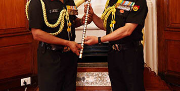 General Manoj Pande relinquishes the appointment of Chief of the Army Staff