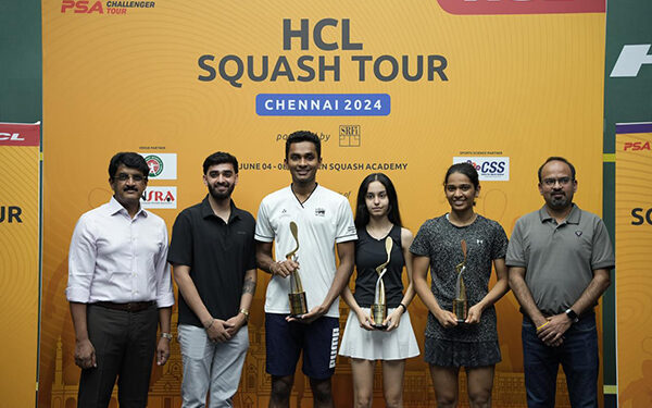 Chennai Leg of HCL Squash Tour & Southern Slam: Anahat Singh, Ravindu Laksiri are champs
