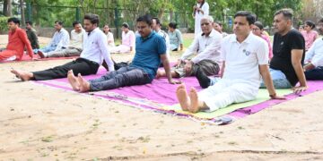 Swarrnim Startup and Innovation University Celebrates 10th International Yoga Day