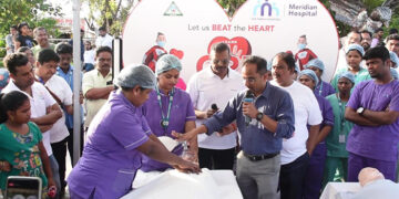 Meridian Hospital holds CPR awareness & training for general public: Let us BEAT the HEART