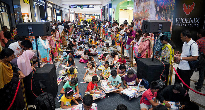 Different strokes: 800+ kids participate in drawing contest at Phoenix MarketCity