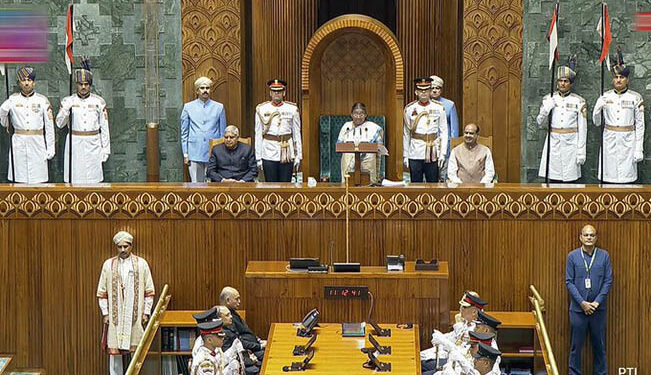Historic steps will be taken in upcoming Budget, says President Murmu in Parliament