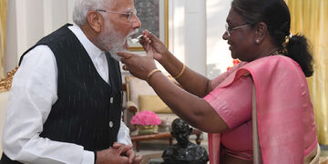 NDA will form a strong, stable, growth-oriented govt: Modi after meeting Prez Murmu