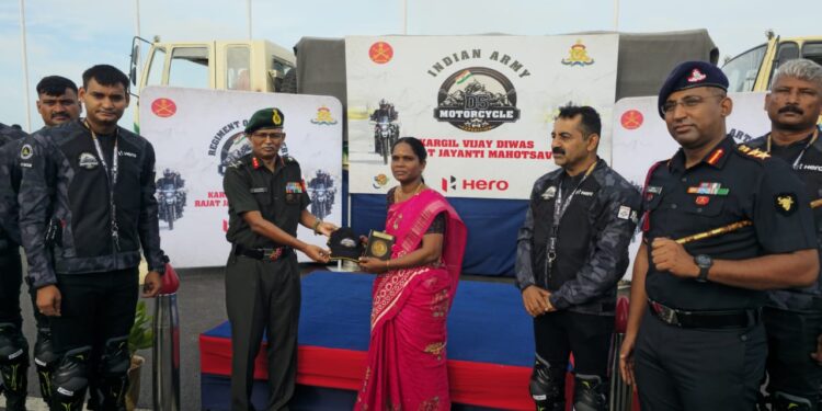 Kargil Vijay Diwas Silver Jubilee: Indian Army ‘D5’ Motorcycle Expedition flagged off from Dhanushkodi