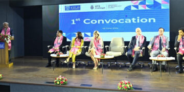 GLS-UTS College holds 1st Convocation Ceremony of Global Programme at GLS University