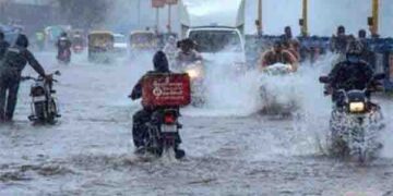 Road collapse, water-logging plague Ahmedabad, Surat amid heavy rainfall