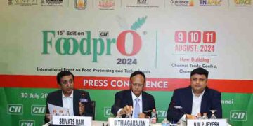 Chennai to host 15th Edition of International Conference and Expo on Food Processing & Tech