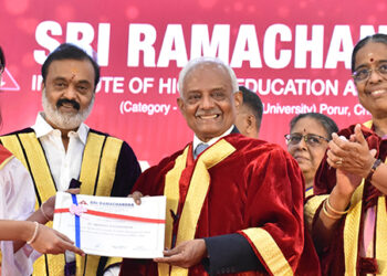 Dr. Selvamurthy exhorts students to unleash youth power to make India developed nation