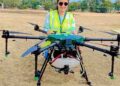 In Banas, ‘Drone Didi’ makes ₹1 lakh in 6 months with drone fertilizer spraying