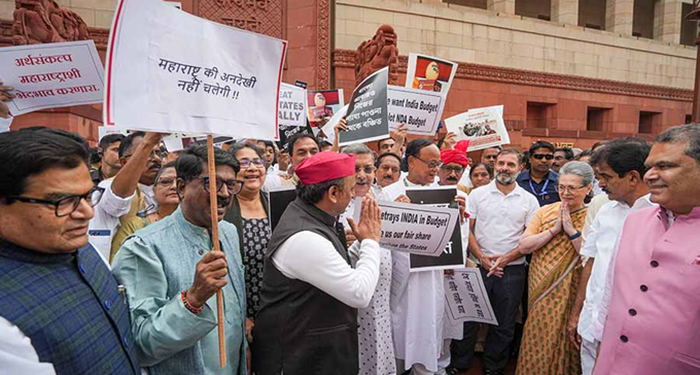 Union Budget: Oppn walks out of RS over ‘neglect’ of States; FM hits back