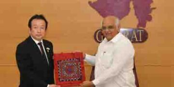 Gujarat CM holds meeting with 18-member Japanese delegation from Shizuoka Prefecture