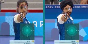 Paris Olympics: PM Modi congratulates Manu Bhaker, Sarabjot Singh for bronze medal win