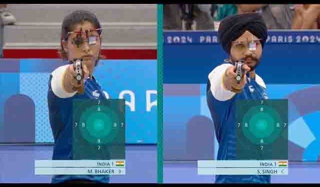 Paris Olympics: PM Modi congratulates Manu Bhaker, Sarabjot Singh for bronze medal win