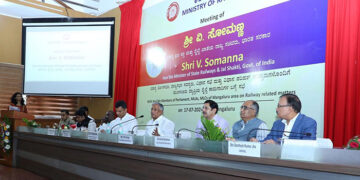 MoS of Railways V Somanna directs to expedite works in Mangaluru Division