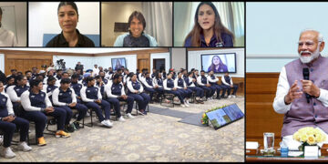 PM asks Paris-bound Indian athletes to share inputs for 2036 Olympics bid