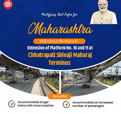 PM Modi dedicates to the nation multiple rly projects worth ₹ 956 cr in Mumbai