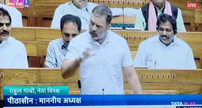 Budget Session: After Rahul was not allowed to speak, Oppn MPs stage walk-out
