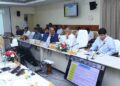 Union MoS  for Rlys reviews development works with SR officials in Chennai