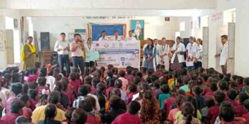 Swarrnim University organises awareness campaign on Chandipura Virus in Tintoda Village