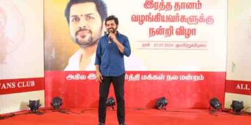 Voluntary blood donation marks 47th birthday of sociopreneur and actor Karthi