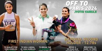RF’s Jyothi Yarraji becomes 1st Indian ever to qualify for women’s 100m hurdles event at Olympics