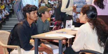 Successful job fair organised by NEEV, the community outreach program, at IIT Gandhinagar